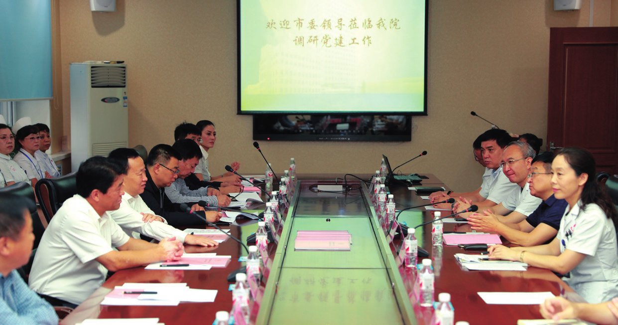 哈市委副书记艾立明视察我院党建工作