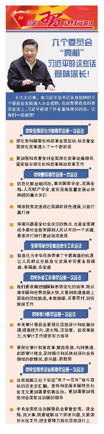 六個(gè)委員會(huì)“亮相”習(xí)近平的這些話意味深長!