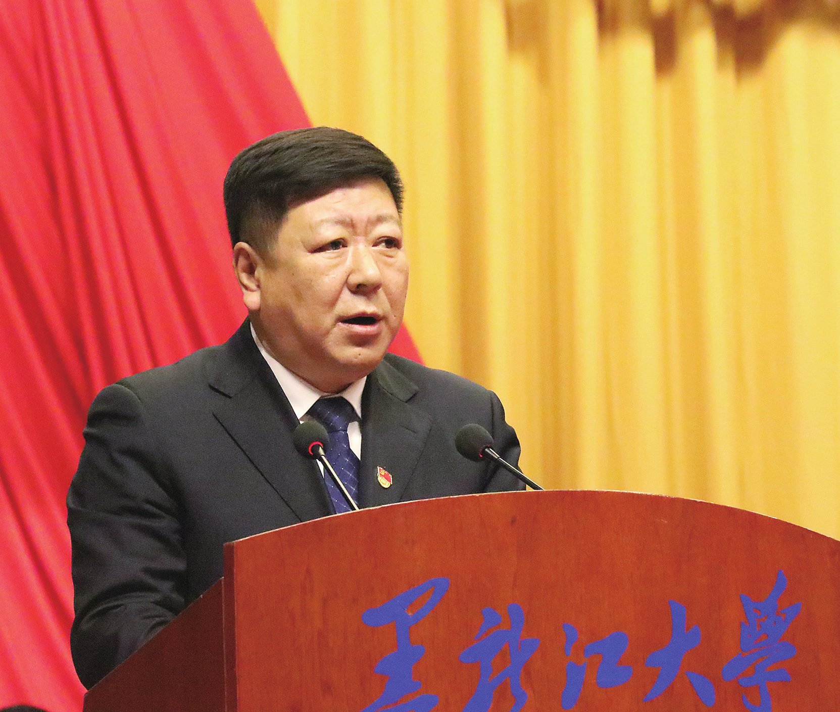 立德树人守正创新全面建设有特色、高水平、现代化一流地方综合性大学热烈庆祝中国共产党黑龙江大学第十一次代表大会胜利召开王永清同志代表中国共产党黑龙江大学第十届委员会作报告