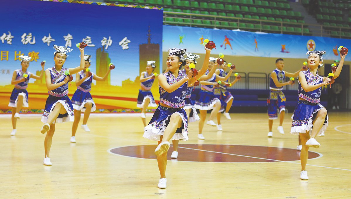 我校参加省少数民族运动会获2金4银3铜