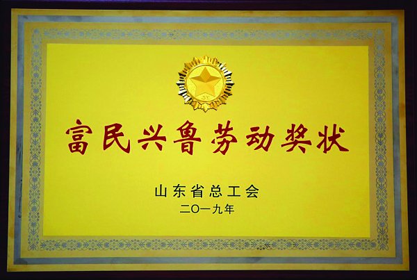 山東工藝美術學院榮獲山東省富民興魯勞動獎狀