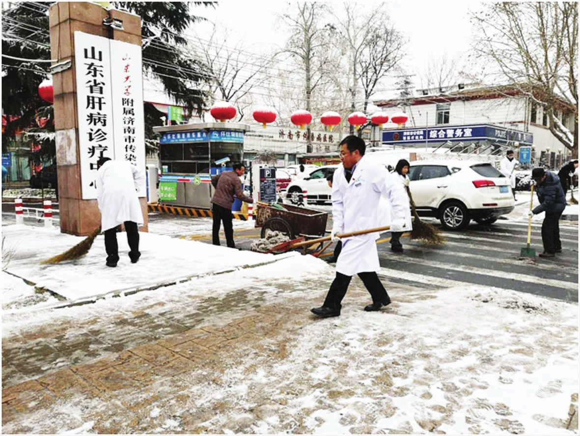 全員動員積極應對2019年首場大雪