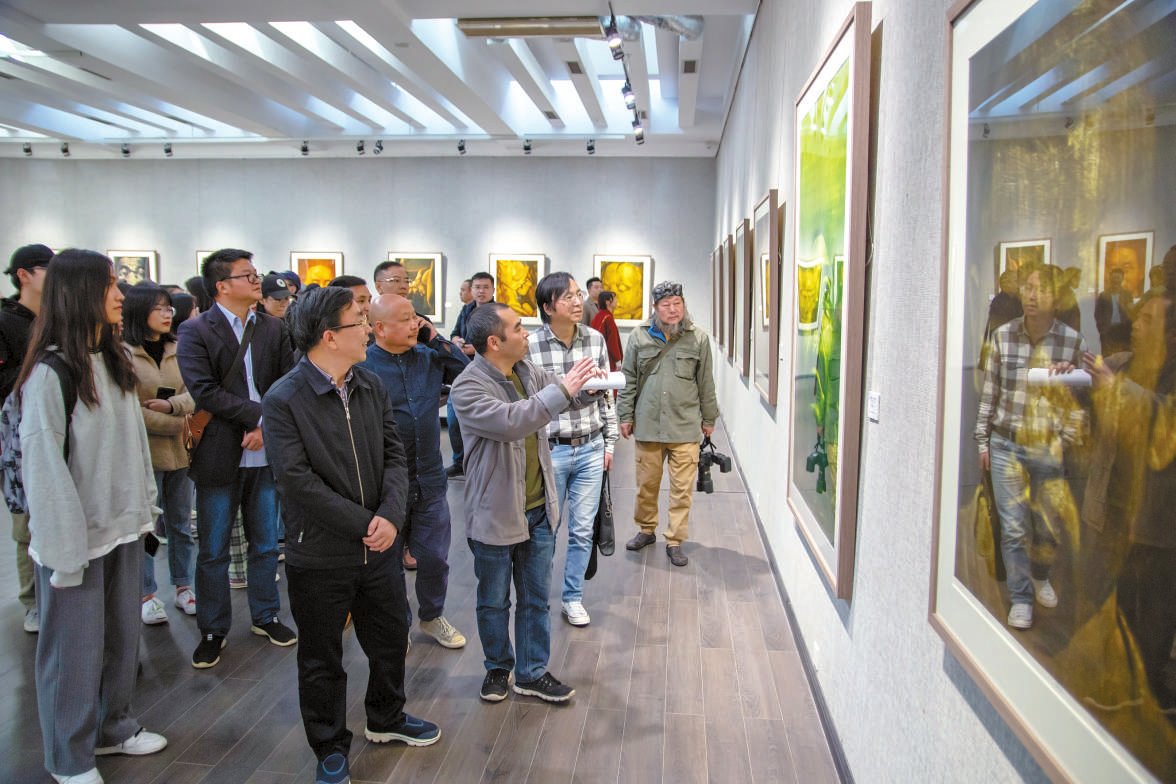文牧江版画展-湖南科技大学-《湖南科技大学报》