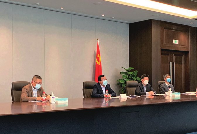王炯总经理出席崇礼冰雪小镇项目复工建设专题视频会议