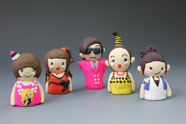 一组漂亮的学生软陶作品