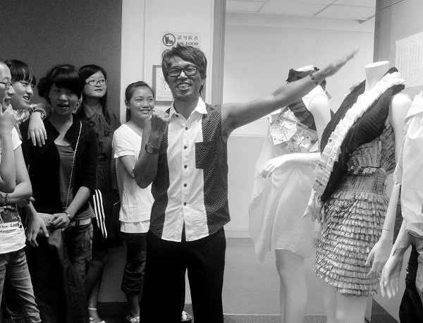 在香港创意时装设计学习的日子里……