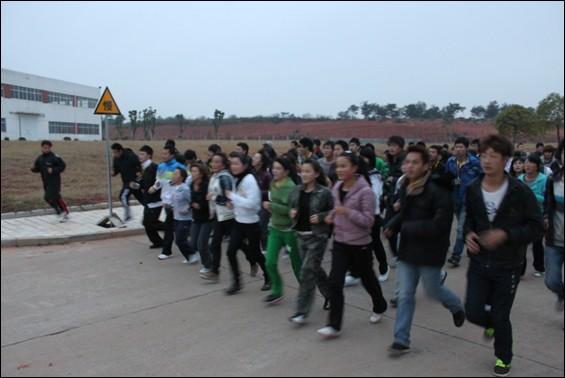 赣院晨跑活动阳光启航