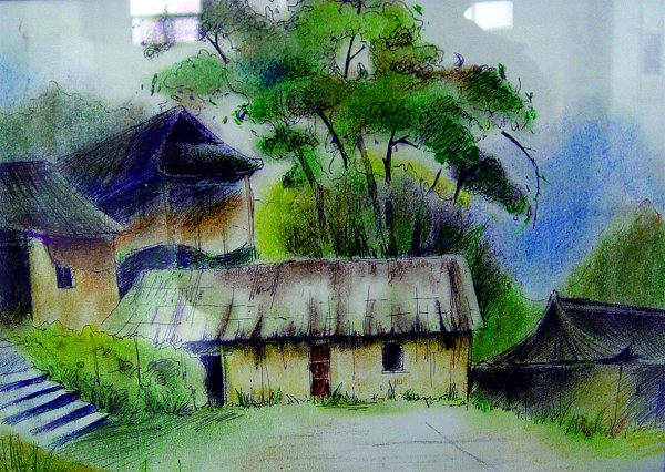 美术学院写生实践展部分作品展示