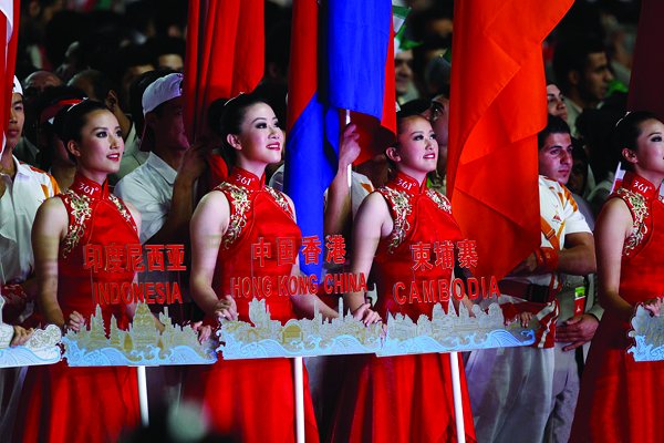 美丽之冠唱响亚运——记广州亚运会开、闭幕式引