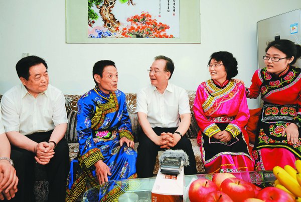 为了总理的关爱和嘱托