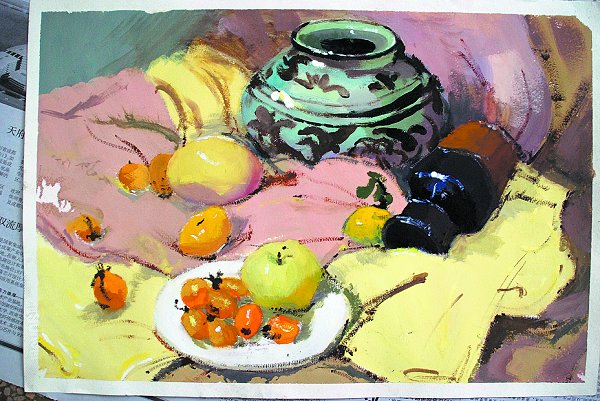 2011年美术教师顶岗置换研修作品结业展选登