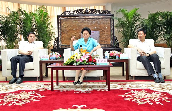 刘延东莅临学校视察工作