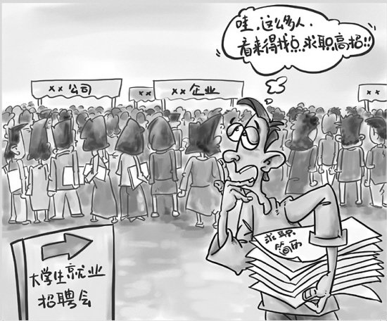 面对就业难,你紧张了吗