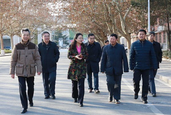 河北师范大学党委书记赵月 霞到 我院调研指导工作
