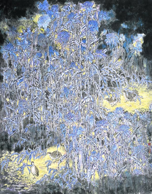 清新明丽境深意远雷家民花鸟作品解析王宏建