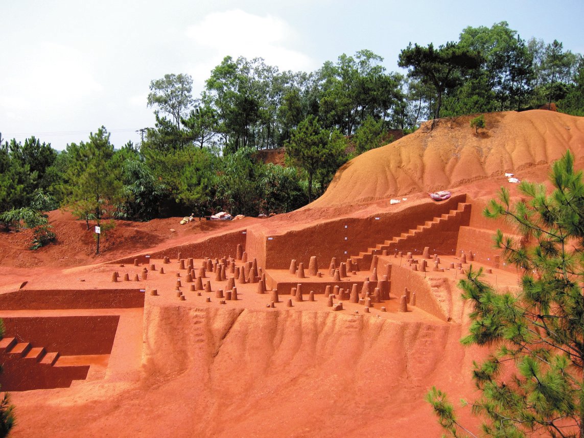 磨刀山遗址发掘现场 磨刀山遗址发掘现场