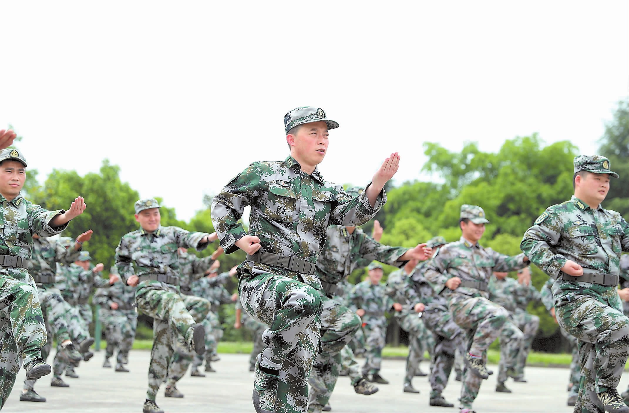 民兵集训备应急