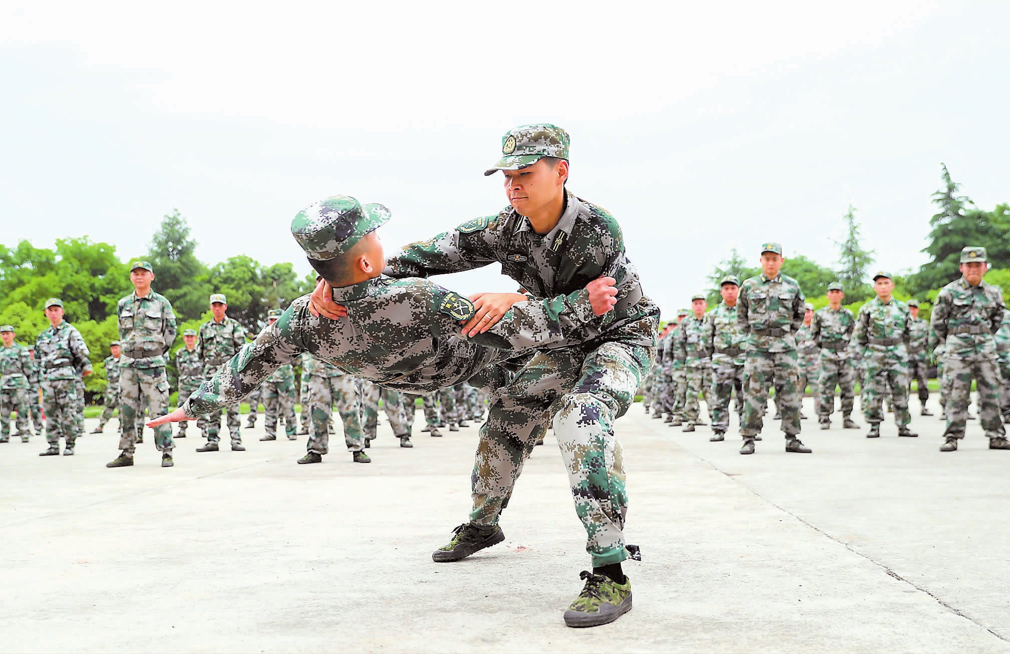 民兵集训备应急