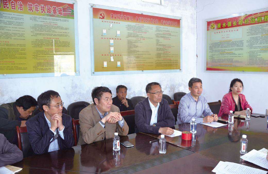 校领导赴我校定点扶贫村孟津县长岭村实地调研扶