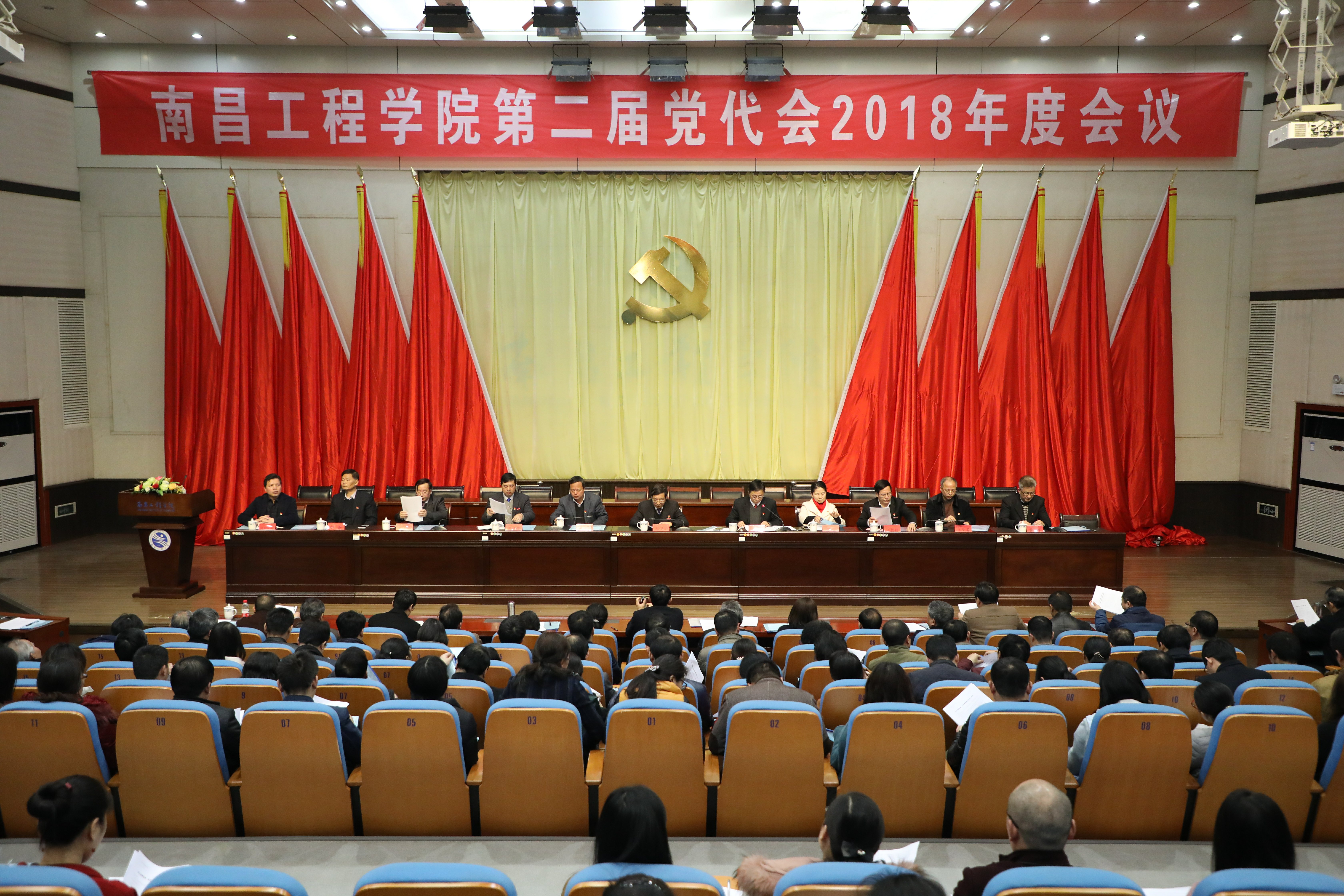 学校召开第二届党代会2018年度会议