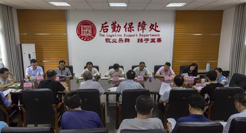 卢福财调研后勤保障处